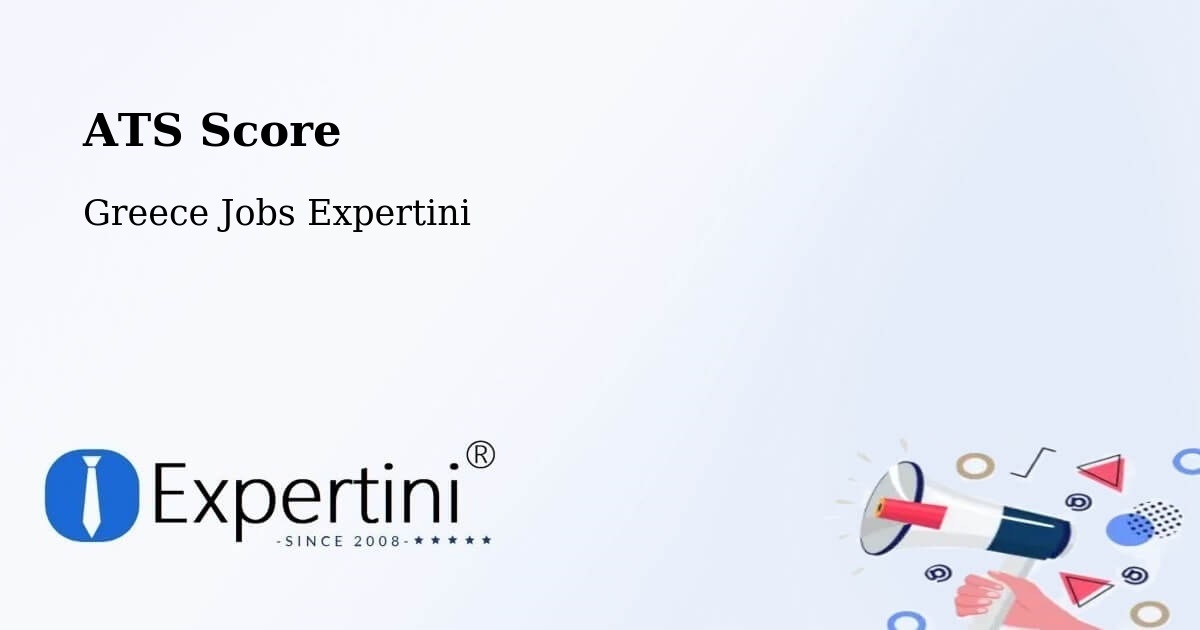 Resume ATS Score & Job Description Match Tool – Próti - Greece Jobs Expertini